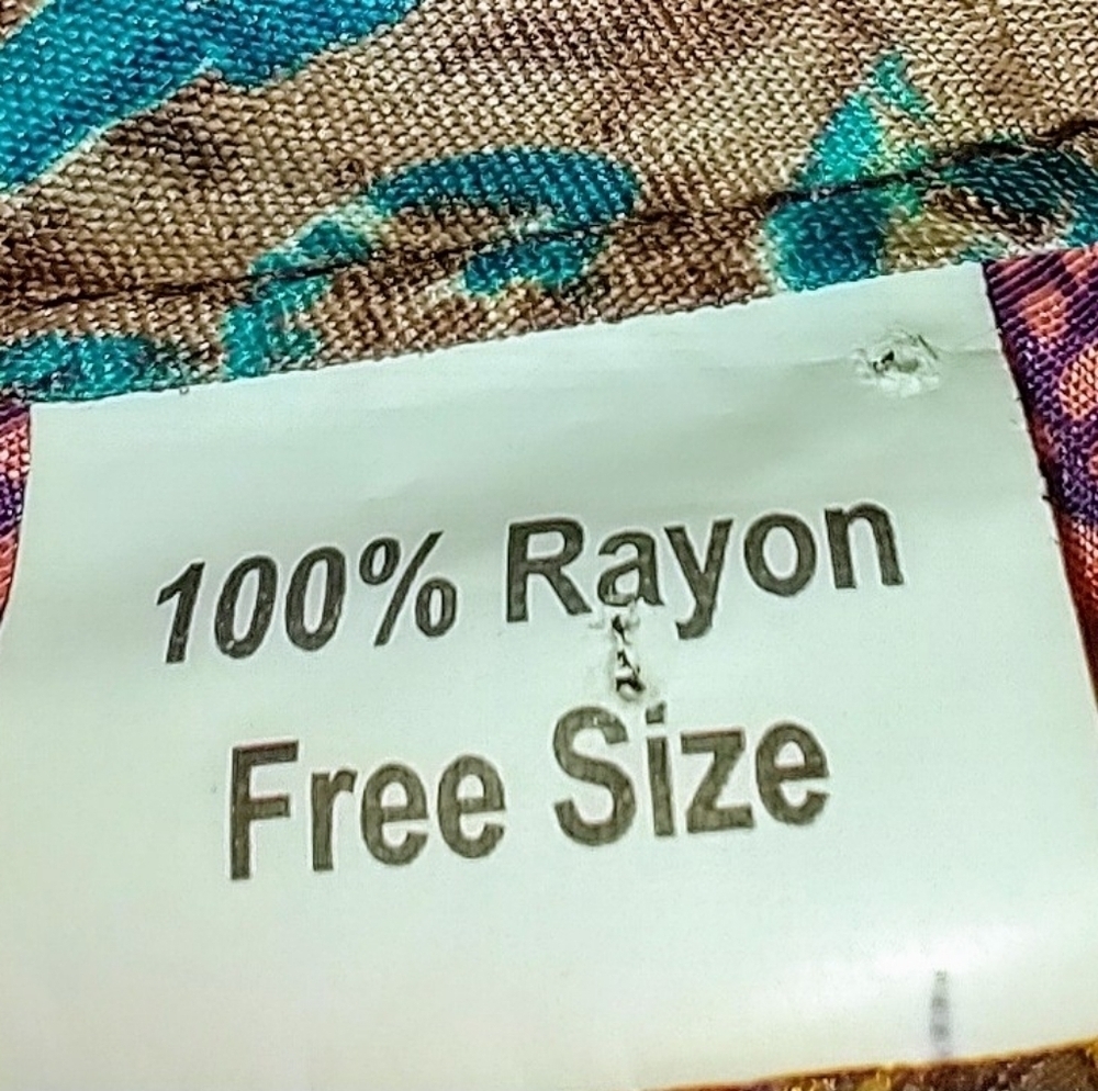 Patchwork Rayon Dress - image 2